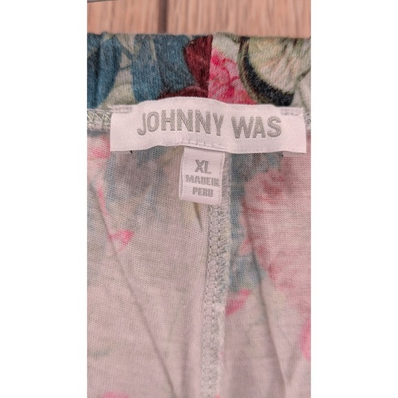 Johnny Was XL Butterfly Floral Pajama Lounge Set | Pima Cotton Modal - Picture 4 of 8